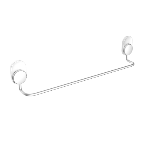 מתלה מגבות בהדבקה 62 ס"מ Set & Stick כסוף מט