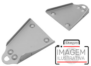 מגני משולשים קדמיים לטרקטורון ימאהה כסוף - CROSSPRO FRON TRIANGLE COVER YAMAHA YFM700 RAPTOR