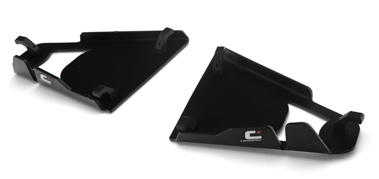מגני משולשים קדמיים לטרקטורון ימאהה שחור - CROSSPRO FRON TRIANGLE COVER YAMAHA YFM700 RAPTOR