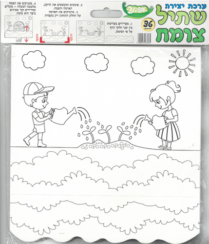 36 יצירה שתיל צומח/אפונה