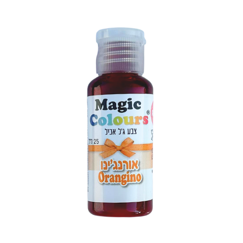 צבע מאכל בג'ל – אורנג'ינו  Magic Colours