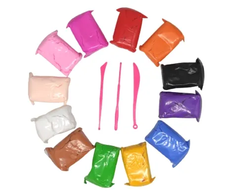 ג'ל קליי - 12 צבעים עם אביזרי פיסול