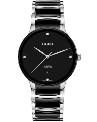 RADO R30021712 CENTRIX גברים משובץ 4 יהלומים