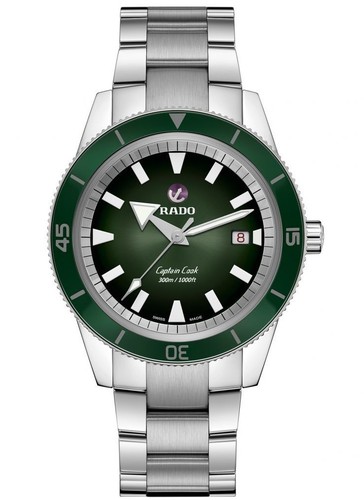 RADO R32105313 גברים אוטומטי קפטן קוק רקע ירוק