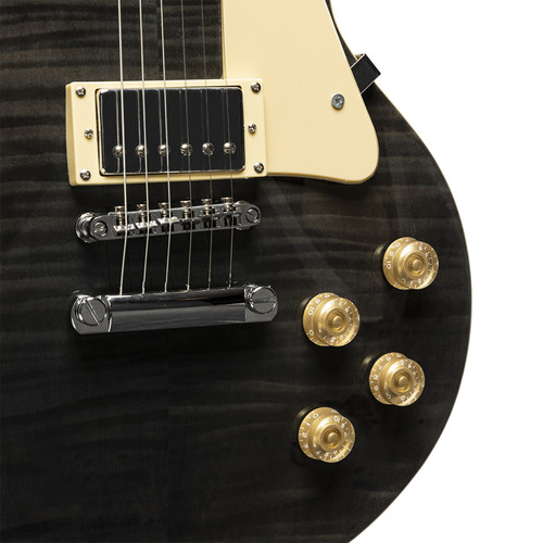 גיטרה חשמלית דגם SEL-DLX TR BLK חברת Stagg	