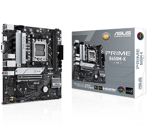 לוח 2SLOT DDR5 90MB1F60 ASUS PRIME B650M-K AMD RYZEN