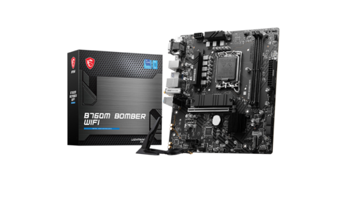 לוח MSI B760M BOMBER DDR5 GEN4 WIFI 2SLOT