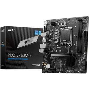לוח 2SLOT LGA1700 GEN4 MSI PRO B760M-E DDR5