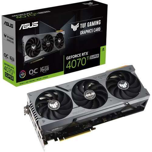 כרטיס מסך ASUS RTX4070TI 16GB SUPER 2FAN HDMI*3 DPI*1 D6X OC 90YV0KF3