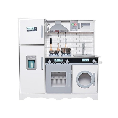 מטבח אלקטרוני אביגיל לבן מעץ לילדים דגם W10C513F  | בית העץ