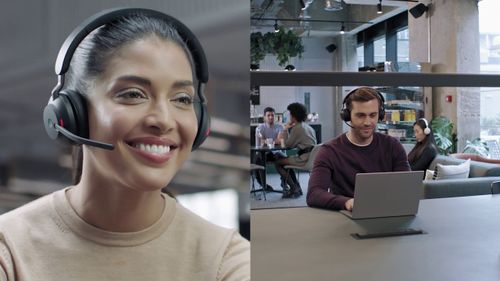 אוזניות אלחוטיות Jabra Evolve2 65 USB-C MS Teams Stereo