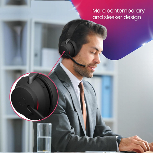 אוזניות אלחוטיות Jabra Evolve2 65 USB-C MS Teams Stereo