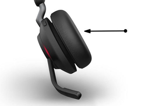 אוזניות אלחוטיות Jabra Evolve2 65 USB-C MS Teams Stereo