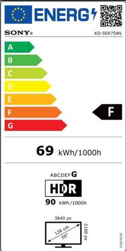 מסך SONY LED SMART TV 4K 