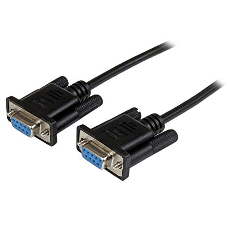 כבל סריאלי נל מודם מוצלב נקבה נקבה CRD9FF DB9 2m F-F Null Modem Cable