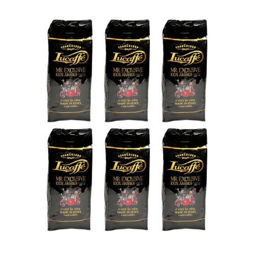 6 ק"ג פולי קפה של לוקפה מיסטר אקסקלוסיב Lucaffe Mr. Exclusive Beans