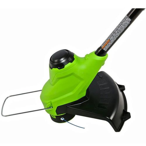 חרמש קוצץ קנטים GREENWORKS 24V דגם 99503-2 עם טכנולוגיית TORQDRIVED וגלגלת תומכת לדיוק מקצועי