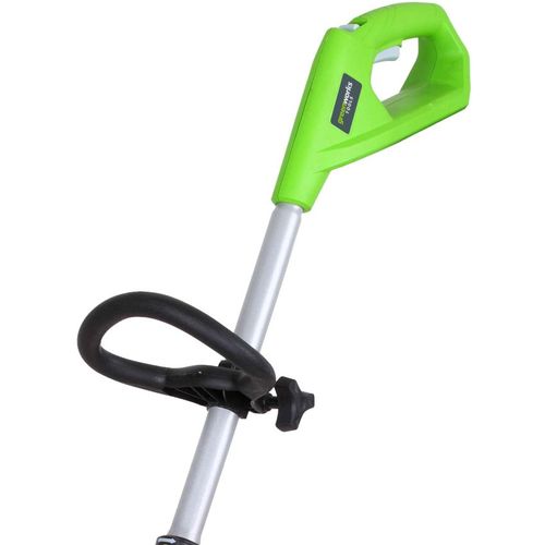 חרמש קוצץ קנטים GREENWORKS 24V דגם 99503-2 עם טכנולוגיית TORQDRIVED וגלגלת תומכת לדיוק מקצועי