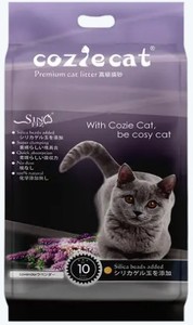 קוזי קט Cozie Cat - שק חול מתגבש לחתול בריח לבנדר 10 ליטר
