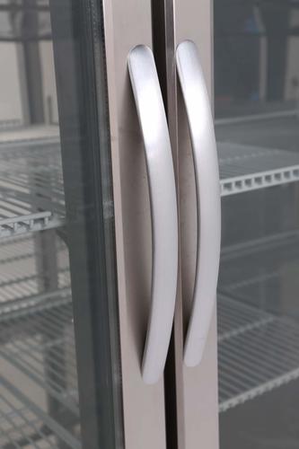 מקרר תצוגה שתי דלתות עשוי נירוסטה LG305H