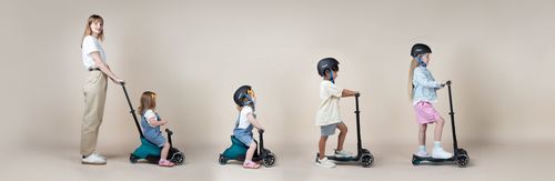  רייד און- 4 ב 1 - אפור Xtend XBA307-ירוק מנטה
