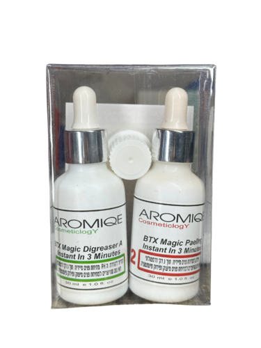 BTX Magic derma facelift stem cells instant in 3 minutes - ארומיק | AROMIQE