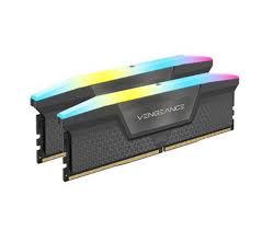 זכרון CORSAIR VENGEANCE RGB DDR5 32GB DUAL צלעות קרור 2x16 6000