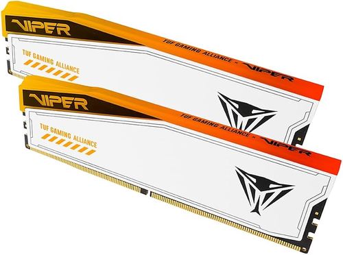 זכרון למחשב נייח WHITE DDR5 PC5-4800-6000MT RGB CL36 VIPER KIT 6000HZ PATRIOT 32GB 16*2