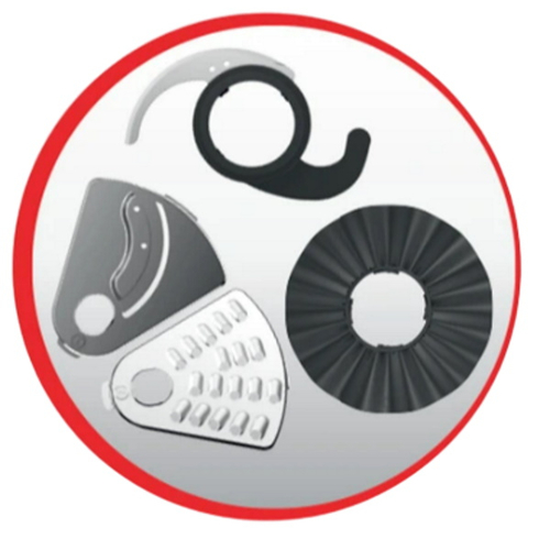 מעבד מזון עוצמתי 2.4 ליטר דגם FP345A11 מבית Moulinex מולינקס