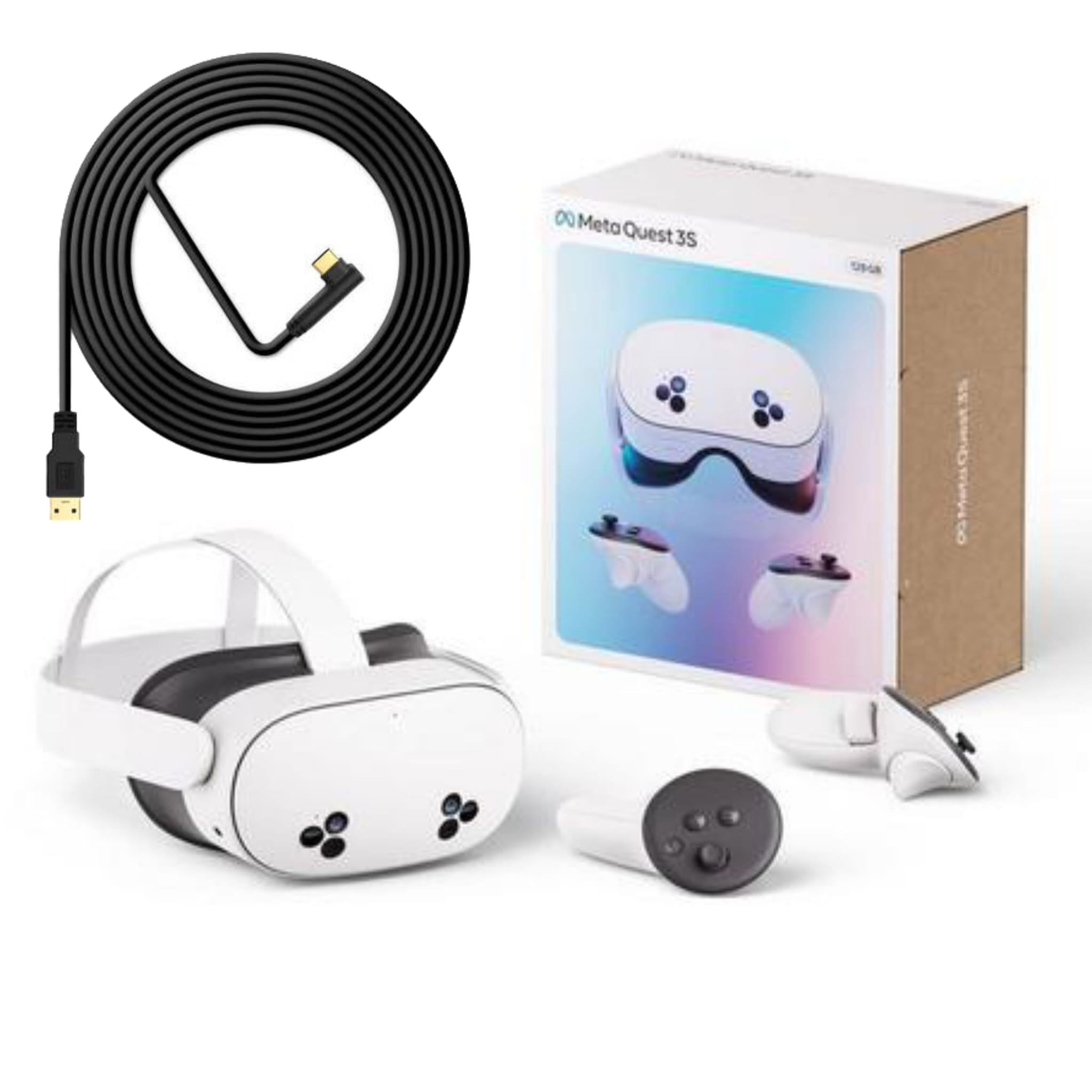 META QUEST 3S 128GB OCULUS + 3M LINK CABLE