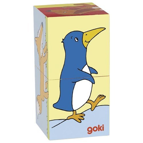 GOKI פאזל קוביות מעץ  לבני שנתיים ומעלה 57725