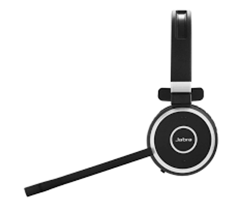 אוזניות אלחוטיות Jabra Evolve 65 SE, Link380a MS Mono Stand