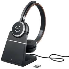 אוזניות אלחוטיות Jabra Evolve 65 incl. charging stand MS Stereo