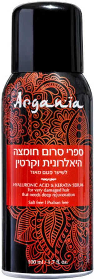 ספריי סרום חומצה היאלרונית וקרטין (100 מ"ל)