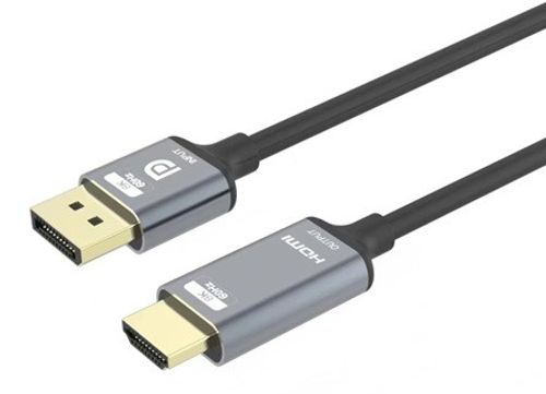 כבל 1.8m אקטיבי TopX CBL5718K-1.8 DP to HDMI M/M 8K-60HZ 4K 144HZ