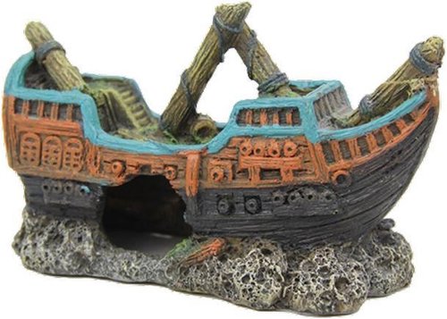דקורציה ספינה | BLUE BELLE PACIFIC SINKIN BOAT 		
