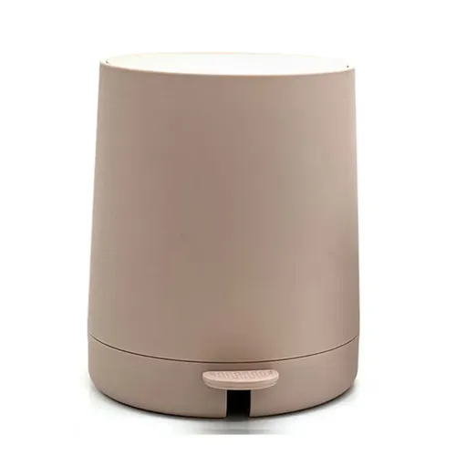 פח אשפה 4 ליטר לשירותים Nordic Plus - ורוד פסטל מתוך קולקציית סט אמבטיה + Nordic (תמונה ראשית) - שילוב מושלם בין נוחות שימוש יומיומית לסטייל נקי