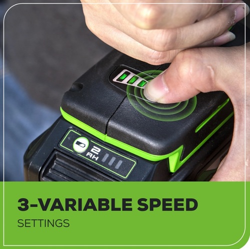 מברגת אימפקט GREENWORKS 24V Brushless דגם 99574.5 עם טכנולוגיה מתקדמת ומומנט 300Nm