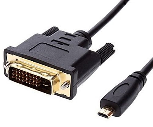 כבל שחור CABLE-5506D-1.8 Micro-HDMI to DVI M/M 1.8M Cable