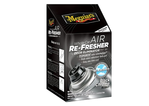 רימון ריח לרכב Meguiar’s Black Chrome | מנטרל ריחות ומבשם לרכב