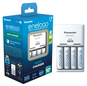 קיט מטען ו4 סוללות Panasonic Eneloop 2000mAh AA