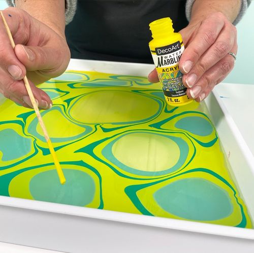 סט 5 צבעי מרבלינג (ציור על מים) מבית DECOART (גוונים TROPICAL)