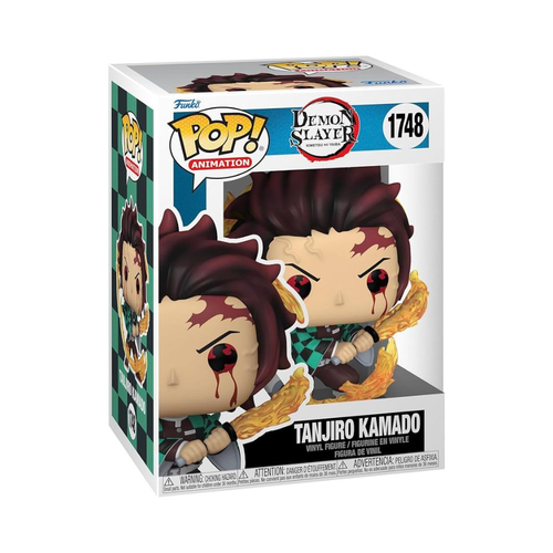 בובת פופ אנימה: דימון סלייר - טאנג'ירו קמאדו - Funko POP! Anime: Demon Slayer - Tanjiro Kamado #1748