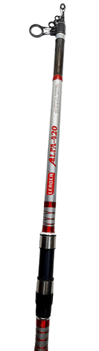 מקל חוף  ALFA LEADER אלפא לידר 3.9 מטר טלסקופי קרבון 100-180 גרם