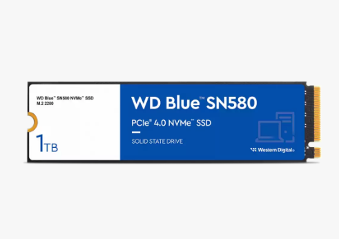 דיסק NVME 1TB WD BLUE 5000R-4900MB PCE4 SN580