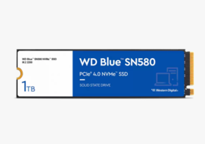 דיסק NVME 1TB WD BLUE 5000R-4900MB PCE4 SN580