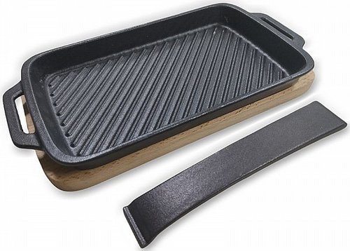 מחבת פסים ברזל יצוק COLEMAN
