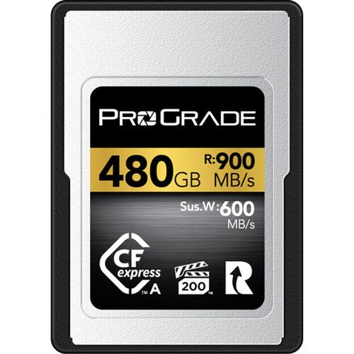 כרטיס זיכרון ProGrade 480GB CFexpress Type A Gold