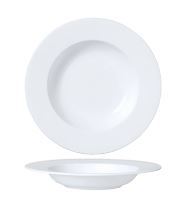צלחת מרק 22 סמ לבן CLASSIC WHITE