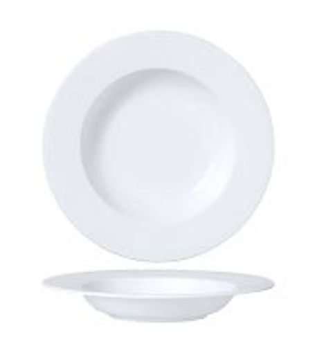 קערה עמוקה 28 סמ לבן CLASSIC WHITE rim bowl